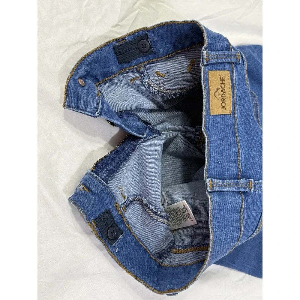 Girls 12 Slim Jeans Jordache Skinny Light Wash Denim Blue Jeans Adjustable Waist